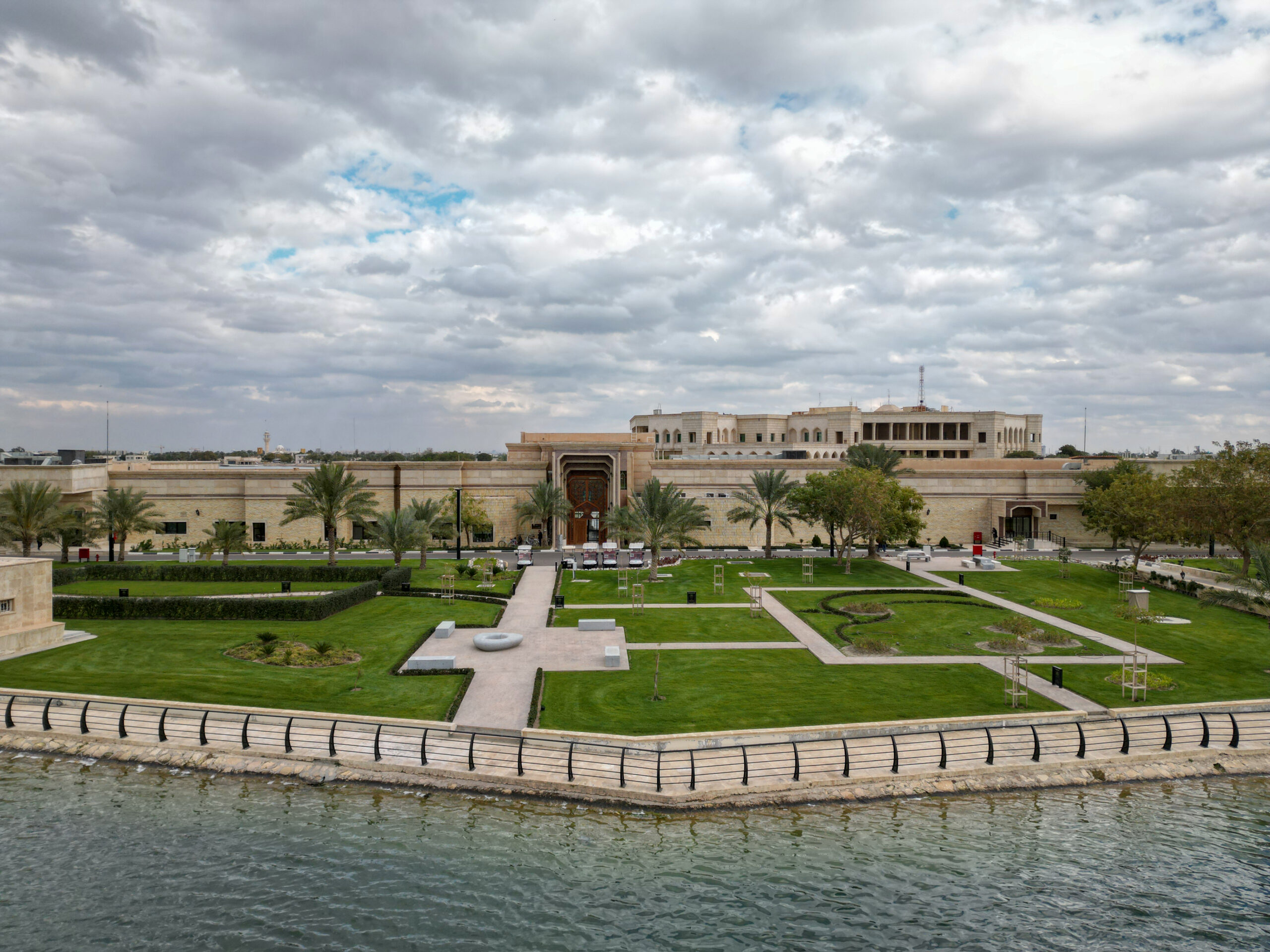 View of the grounds of the AUIB Campus.